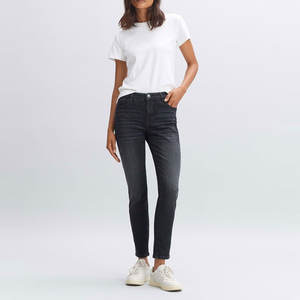 Toutes les tailles de jeans pour femmes surdimensionnés et décontractés vintage droits à taille haute personnalisés à vendre en gros - Product Image 3