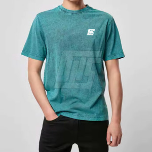 Camisetas Extra Grandes para Hombre con Lavado Ácido, Camiseta Holgada y Elegante para Estilo Urbano y Atuendos Diarios - Product Image 3