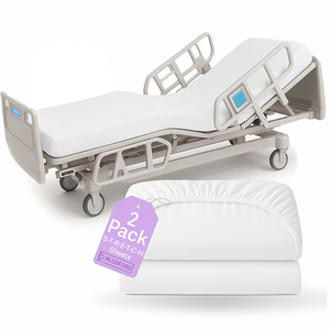 Bền bệnh viện tấm ga trải giường Nhà cung cấp chất lượng cao có thể giặt bông vải giá cả phải chăng y tế giường cho chăm sóc sức khỏe các tổ chức - Product Image 6