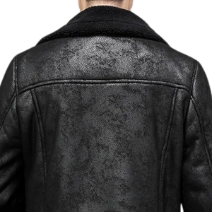 Chaqueta negra de cuero genuino para hombre para invierno, materiales de alta calidad, combinación de elegancia y practicidad, nueva condición 2026 - Product Image 6