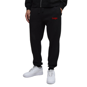 Pantalons de survêtement pour hommes de style streetwear OEM, poids lourd, unisexe, coton épais, pantalon d'hiver, thermique, isolé, taille haute, joggers - Product Image 1