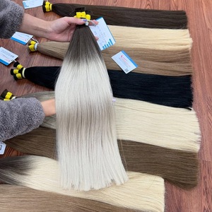 Extensiones de cabello Remy liso Natural de calidad superior Estilos de aspecto natural crudo humano vietnamita de larga duración Mejora de la belleza - Product Image 6