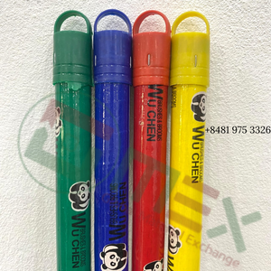 ชุดไม้กวาดและที่ตักขยะไม้ยูคาลิปตัส100% พร้อมไม้กวาดเคลือบพีวีซีเครื่องมือทำความสะอาดพลาสติก - Product Image 1