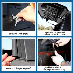 Couvre-caisse de camionnette en aluminium de haute qualité, capot de camionnette, auvent pour Nissan Frontier <span class=keywords><strong>2022</strong></span> 2023 2024 2025 2026 - Product Image 3