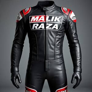 Combinaison de course en cuir pour moto homologuée CE, vente en gros de logo personnalisé 1PC/2PC, prix d'usine, équipement de sécurité pour moto, fabricant - Product Image 6
