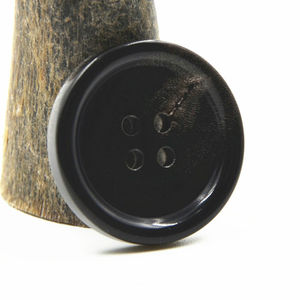 Boutons ronds en corne écologiques faits à la main pour chemises, manteaux, jeans, vêtements, logo personnalisé, taille et couleur au choix, vente en gros - Product Image 1