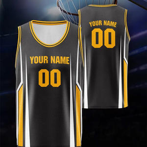 Uniforme de basket-ball pour hommes sur mesure Design unique Vêtements de sport réversibles pour jeunes Uniforme de maillot respirant grande taille - Product Image 5