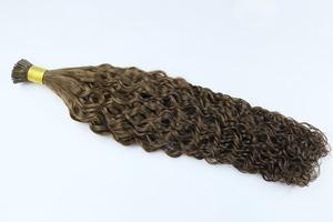 SHY I Tip Virgin European Hair Extensions Machine Double Trame Droite Brun Blonde 1 g/pcs Toutes Les Couleurs Convient Salon - Product Image 5