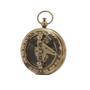 Reloj de sol y brújula antiguos hechos a mano-Accesorios de viaje-Regalo de diseño inspirado antiguo Calvin Handicraft - Product Image 6