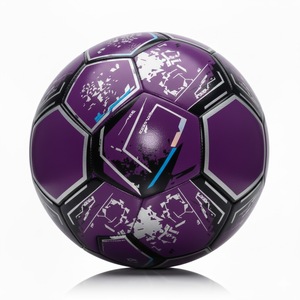 Ballon de football pliable de haute qualité avec vessie en caoutchouc, thermocollé, logo personnalisé, sac en maille, prix abordable - Product Image 5