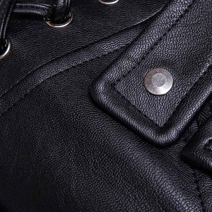 Chaqueta de Cuero Genuino de Oveja para Hombre, Tejida, de Alta Calidad, con Perforaciones, Ajustada, al por Mayor, Procedente de Pakistán - Product Image 4