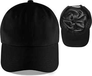 Casquettes de baseball personnalisées de haute qualité à 6 panneaux avec logo brodé personnalisé, doublure en satin réglable pour hommes et femmes avec logo - Product Image 3