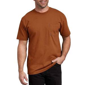 T-shirts pour hommes, grande taille, style streetwear, coton respirant, vêtements d'été décontractés, col rond uni avec poche, t-shirts pour hommes - Product Image 6