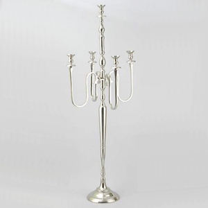 Golden Polished Candelabra Design <b>Tall</b> Candle Wedding Table Centerpiece Floor Standing Metal <b>Candlestick</b> - Product Image 3