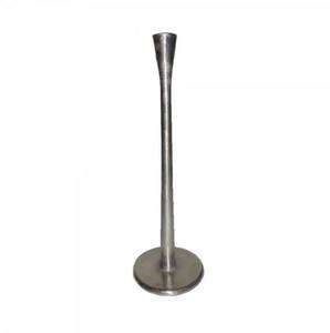 Chimney Thin Gold <b>Candle</b> <b>Holder</b> Wedding Taper Candlestick <b>Holder</b> with <b>Glass</b> Shade Metal Candelabra Centerpiece - Product Image 1