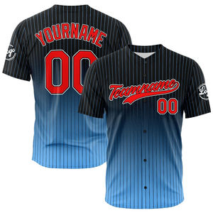 Camiseta de Béisbol con el Mejor Estilo, Diseño de Logotipo Personalizado, Unisex, Malla Transpirable, Impresión Digital, 100% Poliéster, Bordado, Cuello Redondo, Bolsillos - Product Image 1