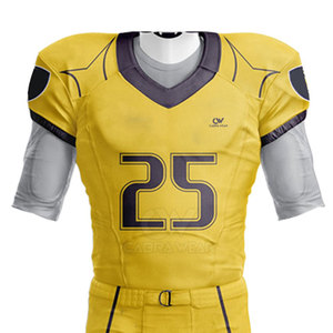 Uniforme de Fútbol Americano de Verano de Alta Calidad para Tallas Grandes, Ropa de Equipo Duradera de Spandex/Poliéster, Colores y Logotipo Personalizables - Product Image 3