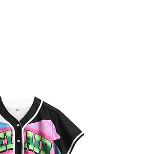 Camisetas de béisbol de poliéster transpirables personalizadas para mujer OEM uniformes deportivos impresos estilo al por mayor pedido a granel disponible - Product Image 4