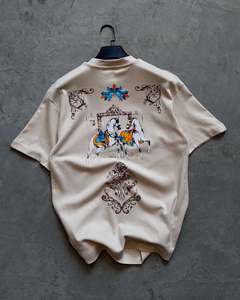 Camiseta gráfica Vintage de gran tamaño de alta calidad, ropa informal de algodón Supima de peso pesado, Camiseta de algodón 100% personalizada - Product Image 4