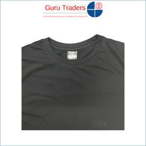 Fabricado EN LA India, las camisetas de ajuste regular de peso de tela GSM 100% de algodón con cuello redondo 180 más vendidas para ropa informal de hombre - Product Image 4