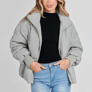 Veste matelassée tendance pour femmes, tissage régulier, style court, imperméable, écologique, légère - Product Image 3