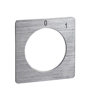 Per interruttori a pulsante metallici SCHNEIDER ELECTRIC KZ18041 Legend Cam Switch Harmony serie K, teste di montaggio con foro da 22mm, 45x45mm - Product Image 1