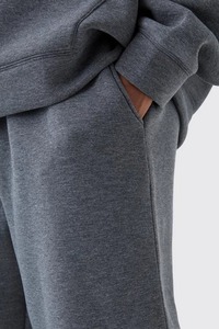 OEM Pantalon de survêtement en polaire lourde surdimensionné personnalisé pour hommes Streetwear Joggers en coton - Product Image 3