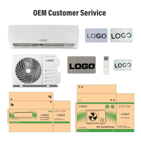 Climatiseur monosplit à fréquence fixe 18000 BTU R410a 220V 50Hz, refroidissement seul, pour projets de construction en gros et livraison aux entrepreneurs