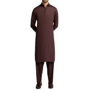 Traje Salwar Kameez de Algodón de Buena Calidad, Suministro Directo de Fábrica con MOQ Bajo, Vestido Pakistaní de 2 Piezas para Fiestas - Product Image 1