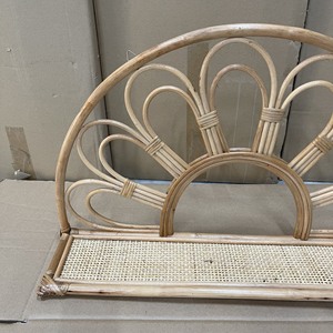 ชั้นวางของหวายติดผนังพร้อมที่แขวนดอกไม้สำหรับห้องนอนห้องครัวสำนักงานและห้องนั่งเล่นสำหรับเก็บเสื้อผ้าใช้ในห้องน้ำ - Product Image 2