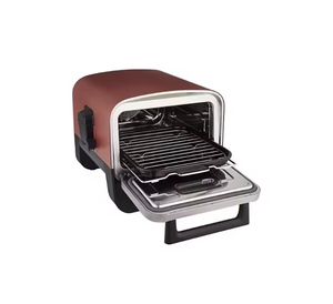 Horno Eléctrico de Leña de Doble Combustible Woodfire Oo101UK, Horno para Asar de Color Marrón Plateado, Horno para Pizza, Ahumador de Grado Industrial para Barbacoa ZTW - Product Image 3