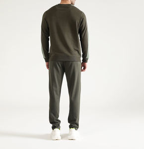 Venta al por mayor de alta calidad 100% algodón 400G peso pesado Puff impresión Regular Fit Streetwear logotipo personalizado sudadera de los hombres - Product Image 6