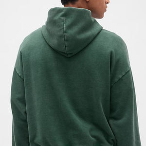 เสื้อฮู้ดผู้ชายคุณภาพสูงราคาส่ง พร้อมบริการออกแบบโลโก้ตามสั่ง และปลายแขนเสื้อแบบริบ ให้ความสบายและสวมใส่สบายๆ แบบลำลอง - Product Image 5