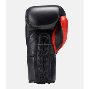 ถุงมือชกมวยหนังรักษ์โลก ระบายอากาศได้ดี พร้อมสายรัดข้อมือปรับได้ รับสกรีนโลโก้ - Product Image 5