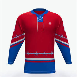 Jersey de Hockey sobre Hielo al por Mayor en Existencia, Jersey de Hockey sobre Hielo para Hombre, Personaliza Tu Propio Jersey Deportivo - Product Image 1