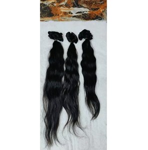 Paquetes de cabello de trama de máquina con textura suave y hinchable diseñados para instalaciones de tejido sin costuras con brillo natural - Product Image 5