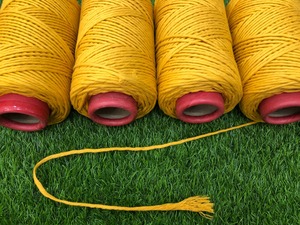 Fils de cordon de coton macramé sur mesure doux teints couleurs simples pour broderie tentures murales cintres pour plantes créatives 100% coton - Product Image 4