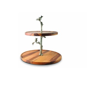 Pastel de madera natural a precios mayoristas, perfecto para eventos ecológicos y fiestas temáticas - Product Image 6