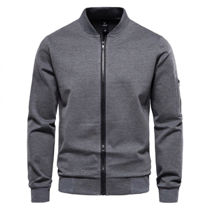 Sudadera con capucha de forro polar para hombre, personalizada con bordado de chenilla, cierre completo, con logotipo personalizado y opciones de talla. - Product Image 1