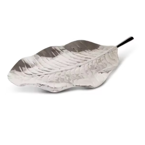 Nueva Bandeja de Servicio Multifuncional de Aluminio con Acabado en Latón Antiguo, Diseño Art Deco, Uso Comercial para Hoteles y Restaurantes - Product Image 3