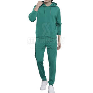 Hecho en Pakistán Último diseño Hombres Chándal 100% Algodón Color sólido Hombres Chándal para venta en línea - Product Image 1