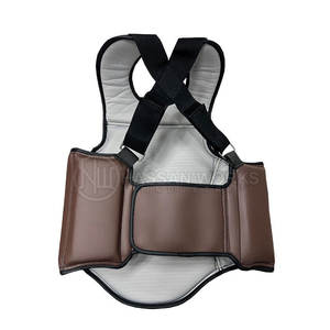 Protector de Pecho de Alta Calidad para Artes Marciales, Protector de Cuero para Entrenamiento de Karate, Taekwondo y Boxeo, Cómodo para Todas las Estaciones - Product Image 2