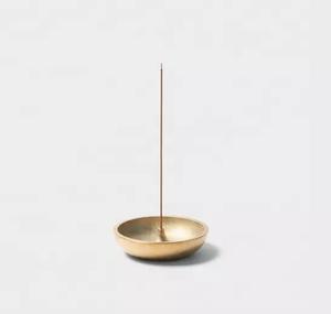 Bâton d'encens en laiton bobine métal porte-encens brûleur Lotus bâton d'encens insertion cendrier pour la décoration de la maison - Product Image 4