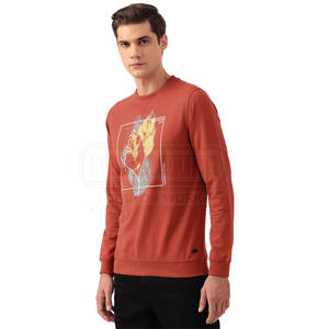 Sweat-shirt pour homme avec ourlet et poignets côtelés pour un look streetwear décontracté au quotidien Sweat-shirt classique pour homme - Product Image 2