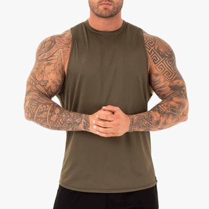 Camiseta sin Mangas para Hombre al por Mayor, Logotipo Personalizado, 100% Algodón, Camiseta Deportiva para Gimnasio, Modelo 2026 - Product Image 4