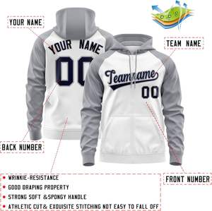 Sweats à capuche zippés personnalisés OEM pour jeunes adultes avec fermeture éclair complète et veste en molleton de coton à logo pour un usage quotidien - Product Image 2