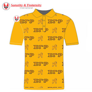 Personalizado griego al por mayor Sigma Gamma Rho hermandad de mujeres ropa sublimada gradiente Polo Parafernalia griega - Product Image 2