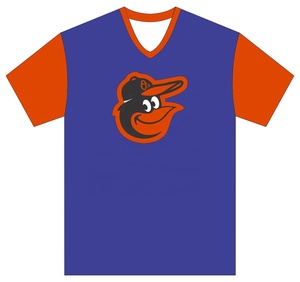 Street Wear Col V Sublimation Personnalisé T-shirts pour Homme - Product Image 2