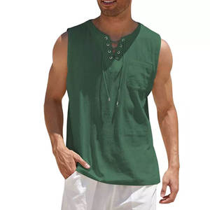 Débardeur sans manches pour homme, usine OEM ODM, vêtements actifs légers, adaptés à la salle de sport, à l'exercice et au port décontracté, respirant - Product Image 6