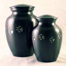 Urne funéraire funéraire moderne en argent avec finition en laiton Urnes de crémation pour adultes et souvenirs fabriqués à la main - Product Image 6